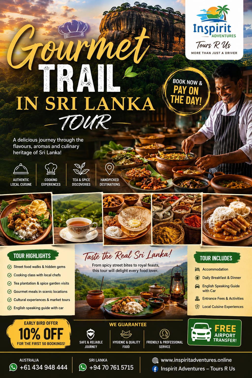 Licensed Private Tour Chauffeur Guide in Sri Lanka - Inspirit Adventures