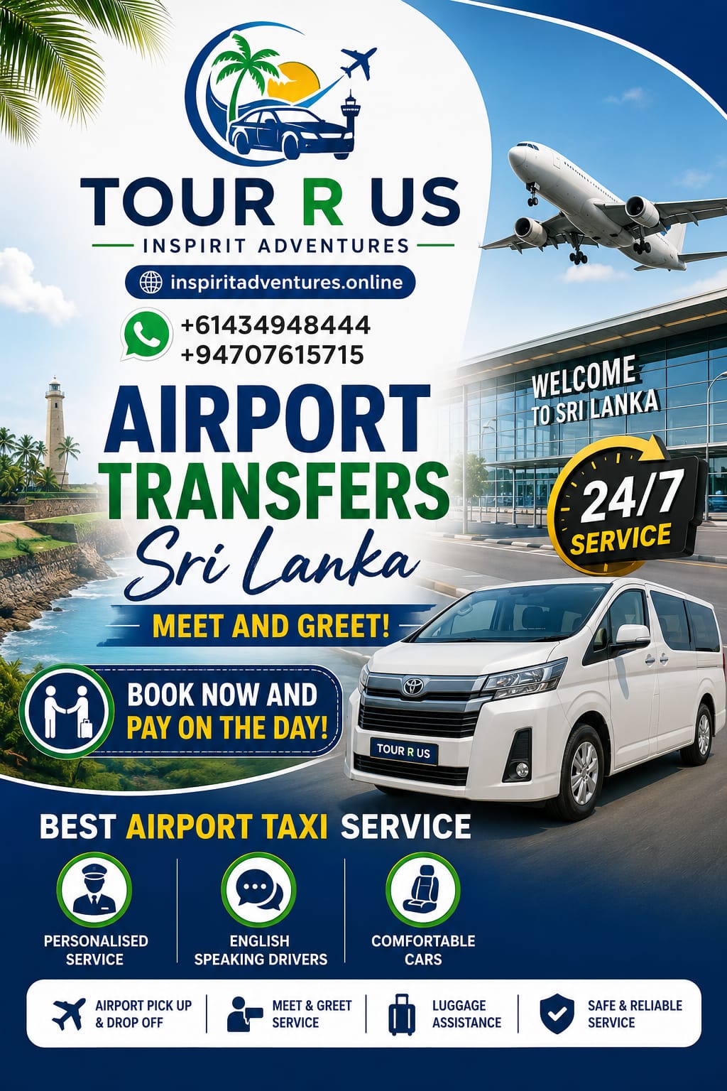 Modern Air-Conditioned Private Tour Vehicle Fleet Sri Lanka